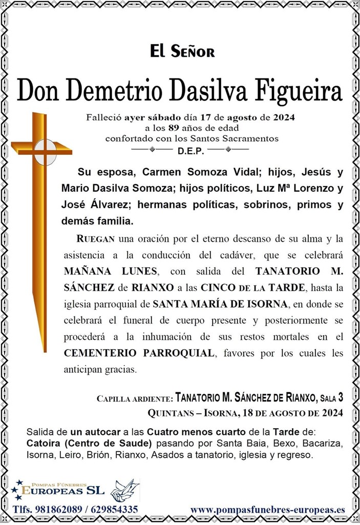 Don Demetrio Dasilva Figueira