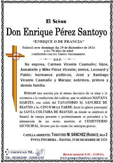 Don Enrique Pérez Santoyo