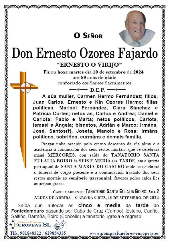 Don Ernesto Ozores Fajardo