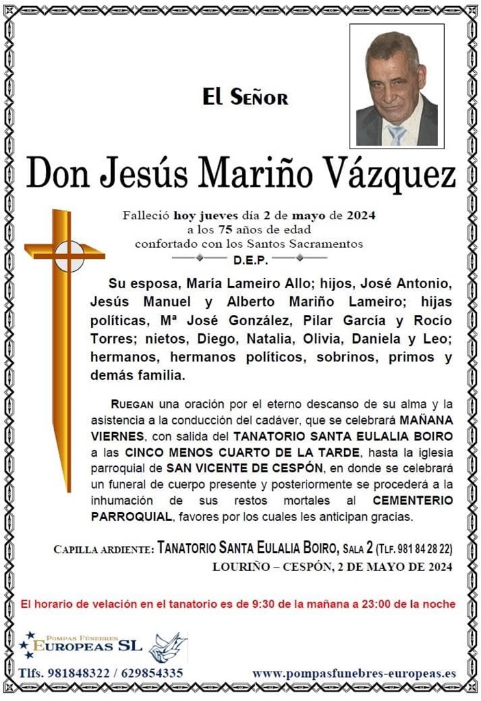 Don Jesús Mariño Vázquez
