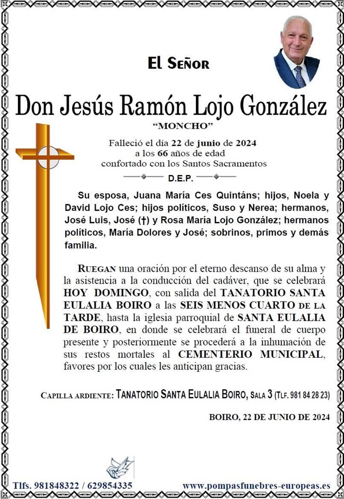 Don Jesús Ramón Lojo González 