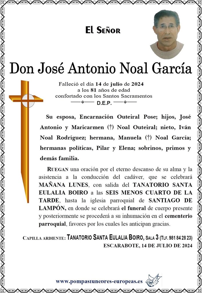 Don José Antonio Noal García