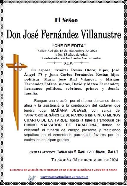 Don José Fernández Villanustre