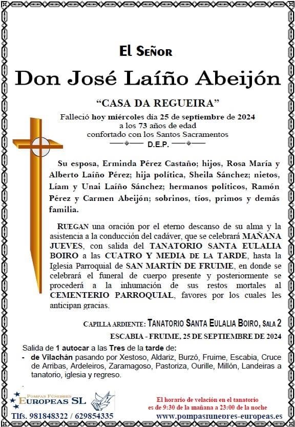 Don José Laíño Abeijón