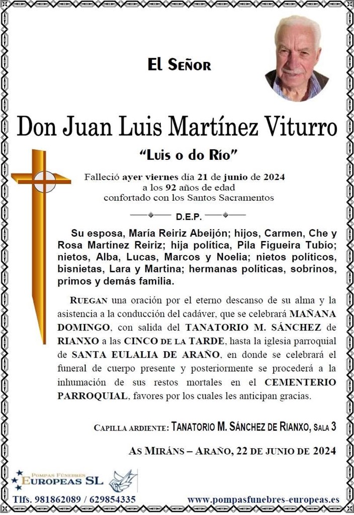 Don Juan Luis Martínez Viturro