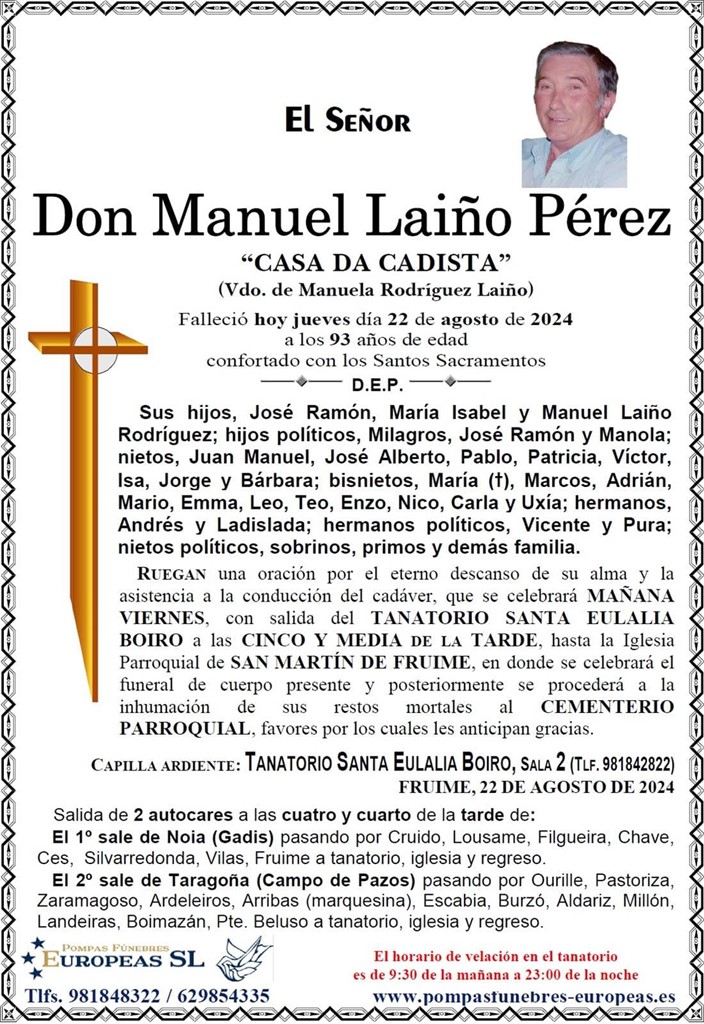 Don Manuel Laiño Pérez