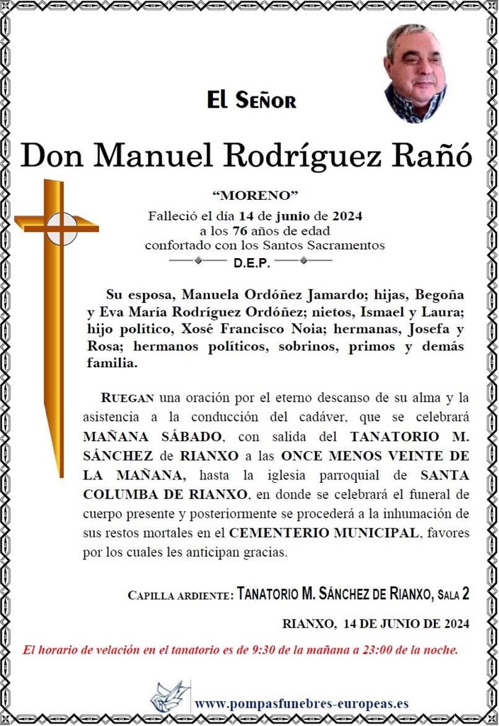 Don Manuel Rodríguez Rañó