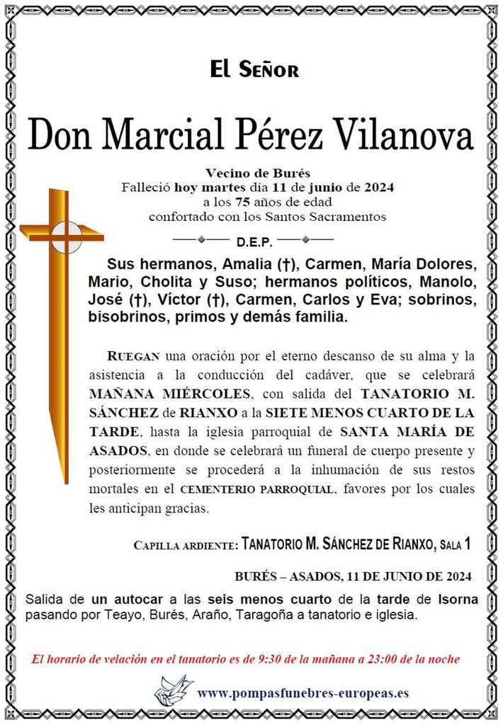 Don Marcial Pérez Vilanova