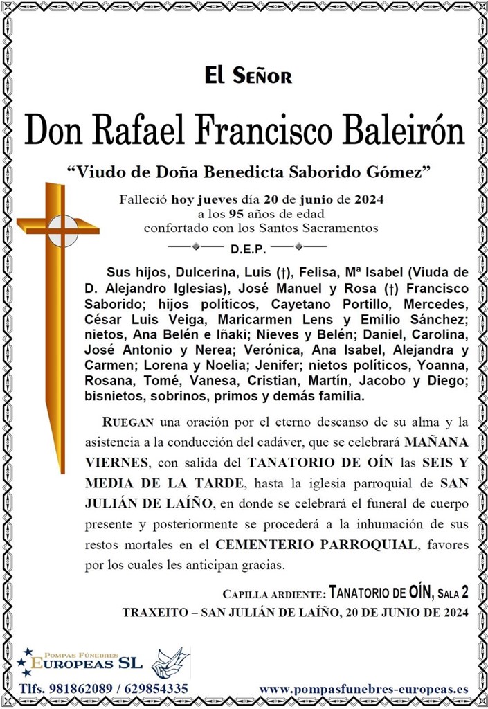 Don Rafael Francisco Baleirón