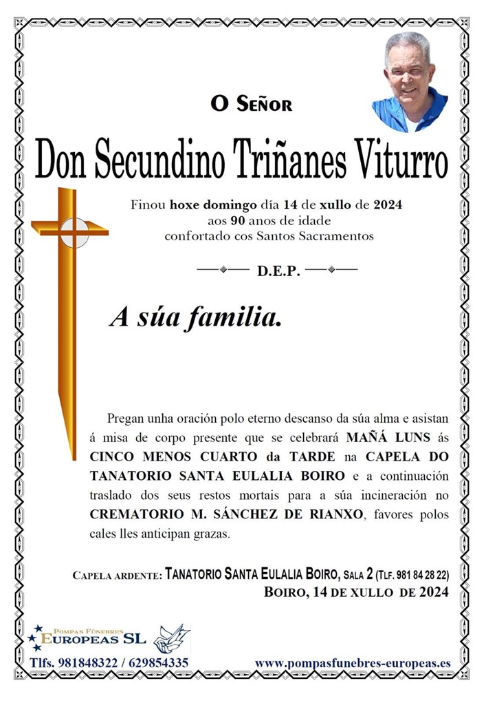 Don Secundino Triñanes Viturro