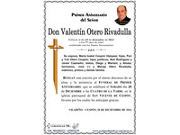 Don Valentín Otero Rivadulla  (28/12/2024)