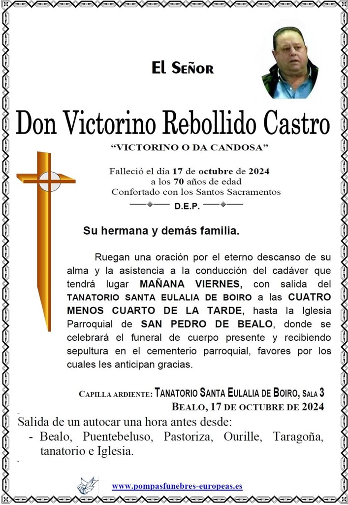 Don Victorino Rebollido Castro