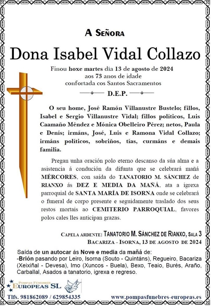 Dona Isabel Vidal Collazo