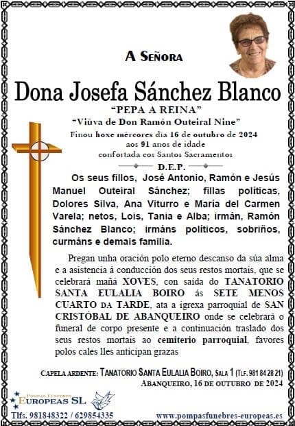 Foto secundaria Dona Josefa Sánchez Blanco