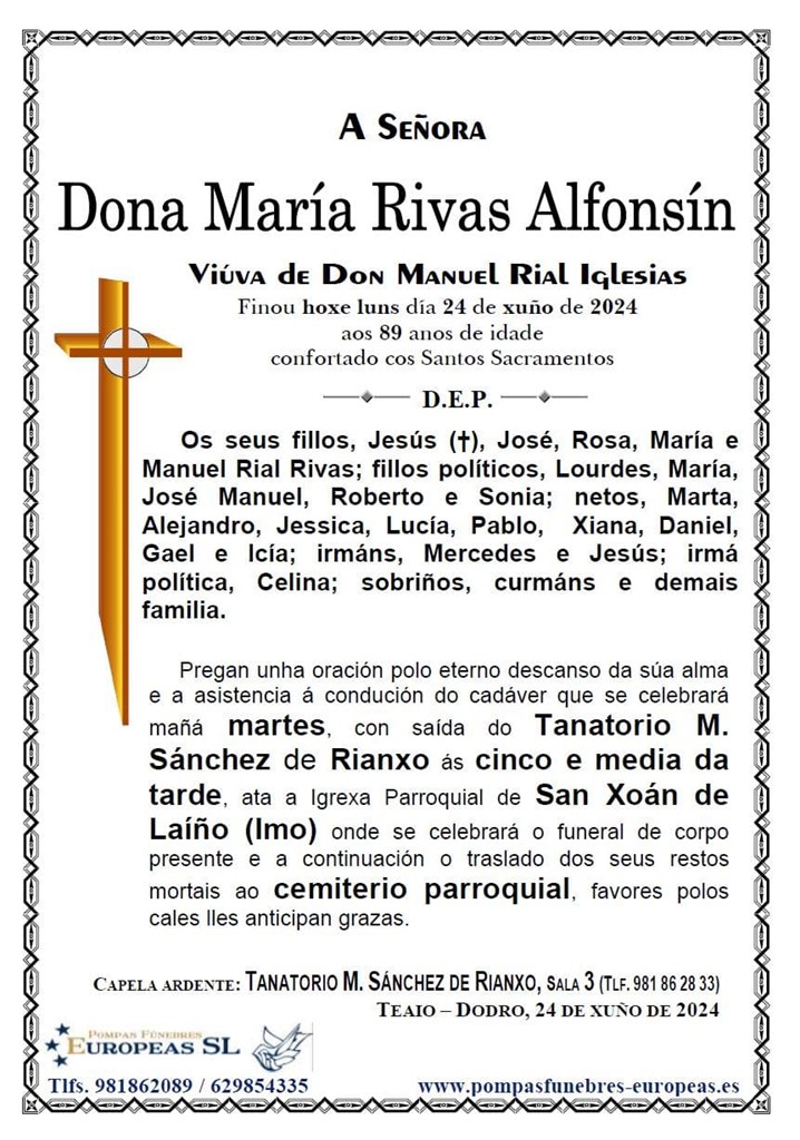 Dona María Rivas Alfonsín