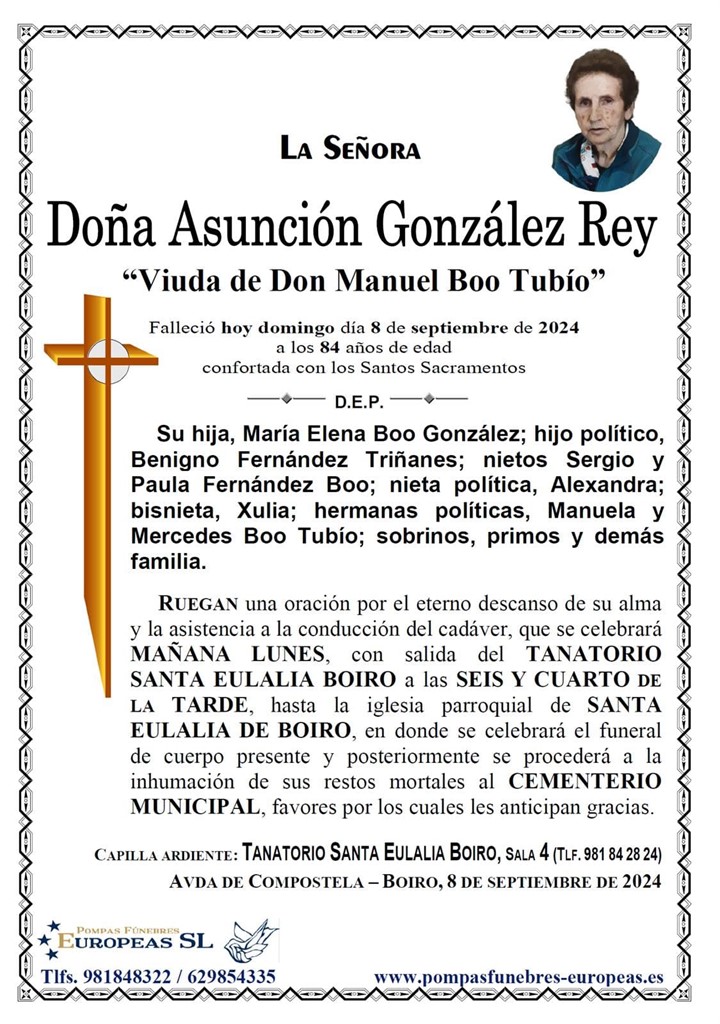 Doña Asunción González Rey