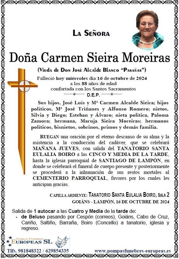 Doña Carmen Sieira Moreiras