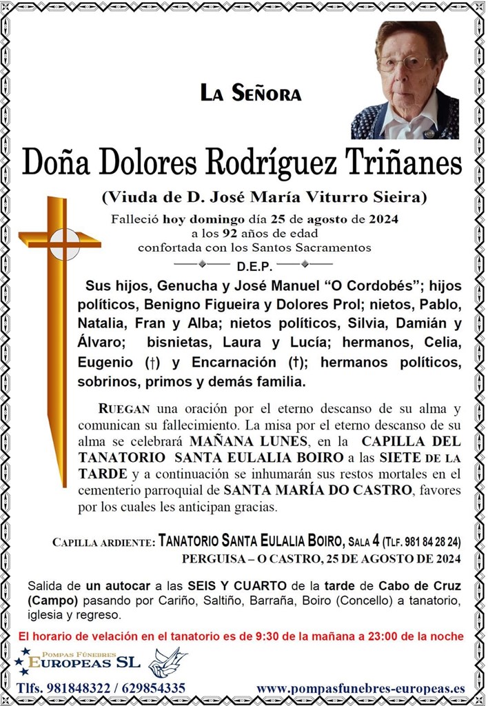 Doña Dolores Rodríguez Triñanes