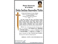 Doña Isolina Saavedra Tubío (21/09/2024)