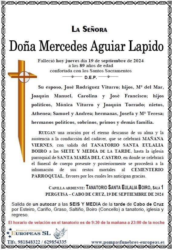 Doña Mercedes Aguiar Lapido