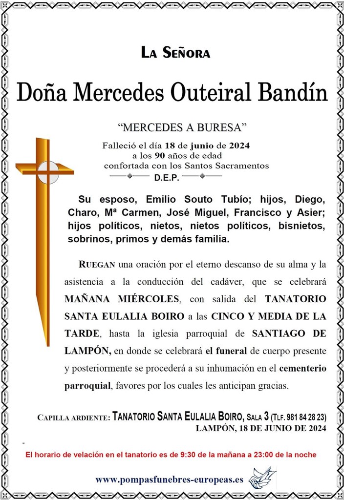 Doña Mercedes Outeiral Bandín