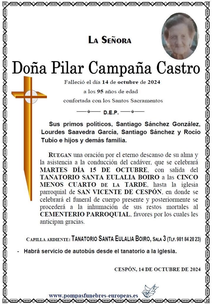 Doña Pilar Campaña Castro