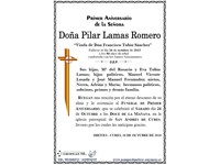 Doña Pilar Lamas Romero (26/10/2024)