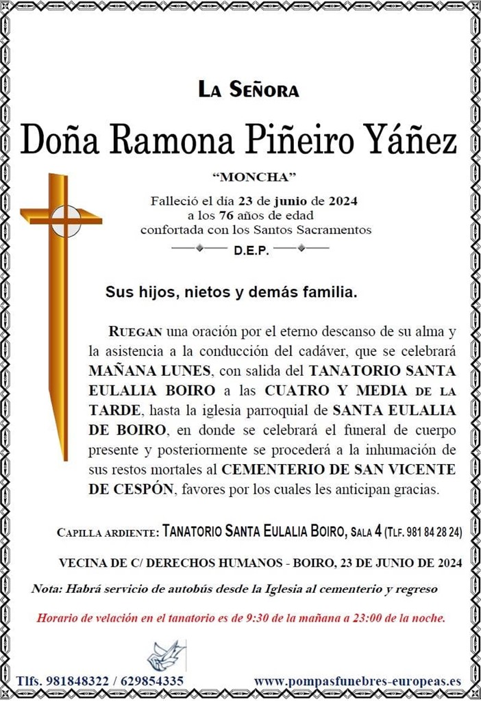 Doña Ramona Piñeiro Yáñez